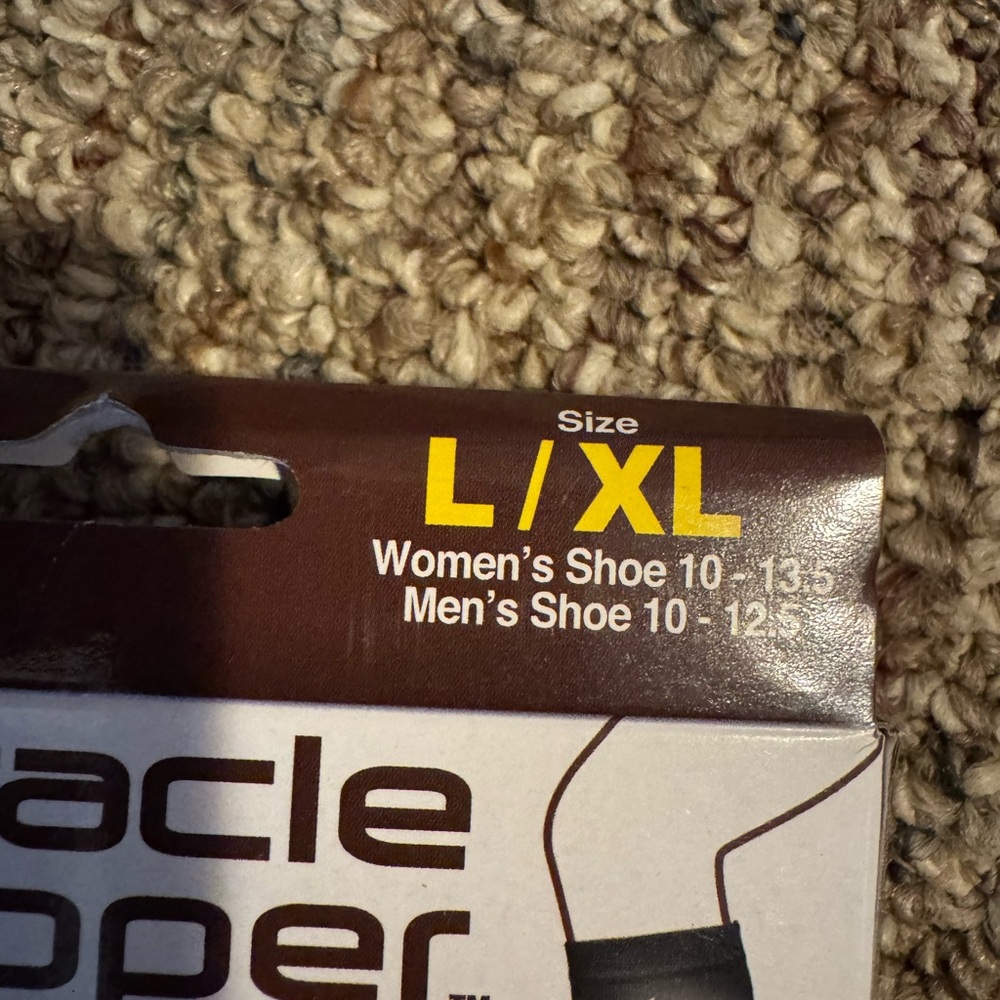 L/XL Miracle Copper Black Compression Socks new - Picture 2 of 4